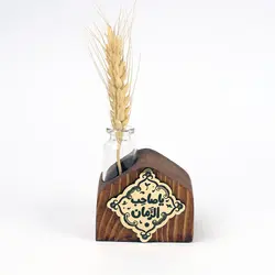 گلدان چوبی کلبه با شعار یا صاحب الزمان