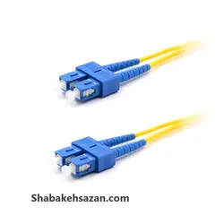 پچ کورد فیبر نوری نگزنس SC-SC یک متری سینگل مود