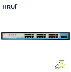 سوئیچ 24 پورت POE اچ آر یو آی مدل HR901-AFG-242S-300