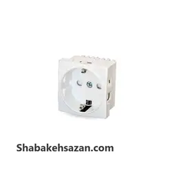 پریز برق 45*45 سفید دانوب