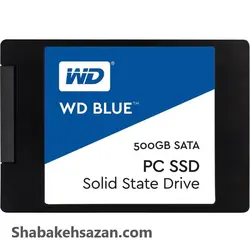 حافظه SSD وسترن دیجیتال مدل BLUE WDS500G1B0A ظرفیت 500 گیگابایت