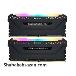 رم دسکتاپ DDR4 دو کاناله 3200 مگاهرتز CL16 کورسیر مدل VENGEANCE RGB PRO ظرفیت 16 گیگابایت