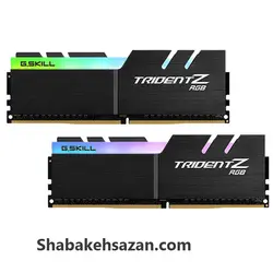 رم دسکتاپ DDR4 دو کاناله 4000 مگاهرتز CL17 جی اسکیل مدل Trident Z RGB ظرفیت 16 گیگابایت