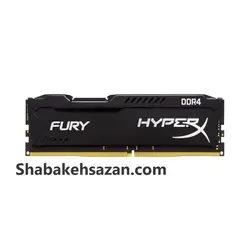 رم کامپیوتر کینگستون مدل HyperX Fury DDR4 2400MHz CL15 ظرفیت 4 گیگابایت