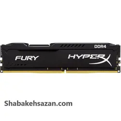 رم کامپیوتر کینگستون مدل HyperX Fury DDR4 2666MHz CL15 ظرفیت 16 گیگابایت