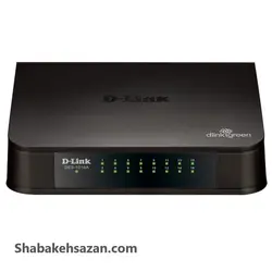 سوییچ 16 پورت غیر مدیریتی و مگابیتی دی-لینک مدل DES-1016A