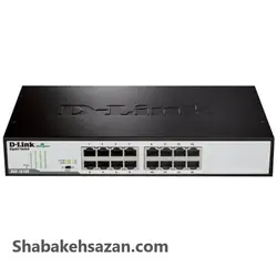 سوییچ 16 پورت گیگابیتی، غیر مدیریتی و دسکتاپ دی-لینک مدل DGS-1016D