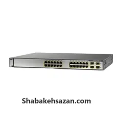 سوییچ 24 پورت سیسکو مدل WS-3750G-24-S1U
