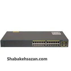 سوییچ 24 پورت POE سیسکو مدل WS-C2960-24PC-L