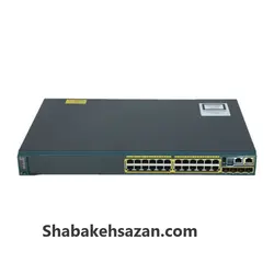 سوییچ 24 پورت POE سیسکو مدل WS-C2960S-24PS-L