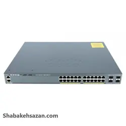سوییچ 24 پورت POE سیسکو مدل WS-C2960X-24PS-L