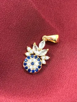 نیم ست (پلاک و گوشواره) چشم و نظر گل