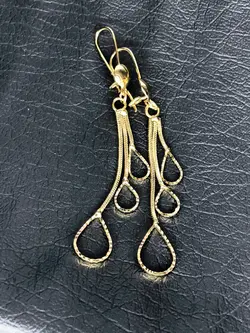 گوشواره آویز طرح سه اشک