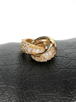 گوشواره حلقه ای نگین دار