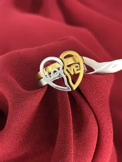 انگشتر ست دوستی طرح لاو (love)