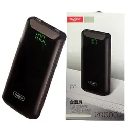 پاوربانک ترانیو مدل F6 ظرفیت 20000 میلی آمپر ساعت