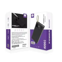 شارژر همراه دبلیو یو دبلیو مدل U33 ظرفیت 40000میلی آمپر ساعت