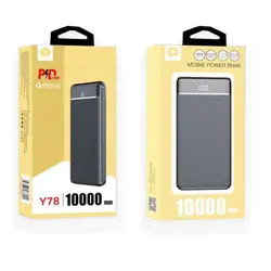 شارژر همراه دبلیو یو دبلیو مدل Y78 ظرفیت 10000میلی آمپر ساعت