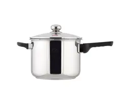 زودپز پارس استیل 6 لیتر با درب پیرکس و صافی بخارپز