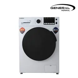 ماشین لباسشویی جنرال آدمیرال مدل FTU-4801 درب فضایی سیلور