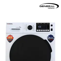 ماشین لباسشویی جنرال آدمیرال مدل FTU-4806 درب فضایی سیلور