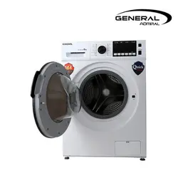 ماشین لباسشویی جنرال آدمیرال مدل W-G4901 درب فضایی سفید
