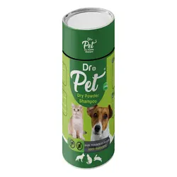 شامپو خشک دکترپت ضد انگل و کک مخصوص سگ و گربه