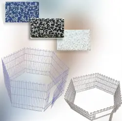 پارک محدود کننده سگ 6 ضلعی ارتفاع 60*60سانتی متر