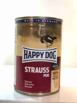 کنسرو سگ با گوشت شترمرغ 400 گرمی