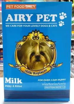 شیر خشک برای توله سگ airy pet
