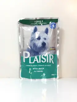 پوچ سگ plaisir با طعم گوشت اردک