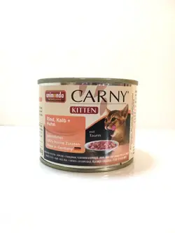 کنسرو مخصوص بچه گربه گوشت گاو و گوساله 200 گرمی