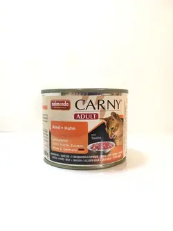 کنسرو گربه بالغ با طعم گوشت مرغ و گاو 200 گرمی