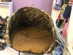 جای خواب سگ و گربه طرح صدفی آبرنگی