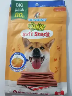 تشویقی مدادی نرم سگ برند jerky طعم مرغ