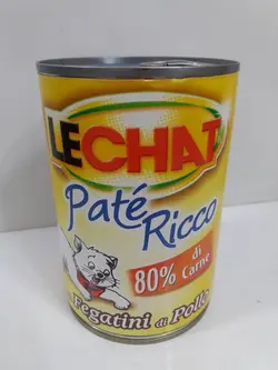 کنسرو برند lechat گربه با طعم جگر