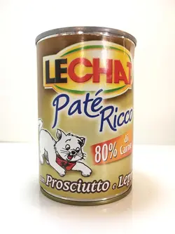 کنسرو گوشت خرگوش برای گربه ها lechat