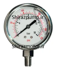 گیج فشار روغنی بزرگ استریم