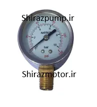 گیج فشار خشک 10 بار کوچک