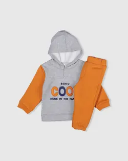 هودی شلوارپسرانه طرح cool ( 9 تا 24 ماه )