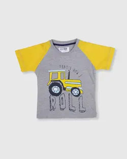 تیشرت پسرانه رگلان _ طرح تراکتور ( 18 ماه تا 7 سال )