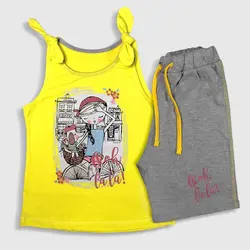 تاپ شلوارک دخترانه ( 6 تا 10 سال )