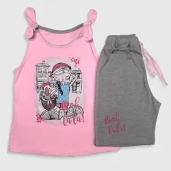 تاپ شلوارک دخترانه ( 6 تا 10 سال )