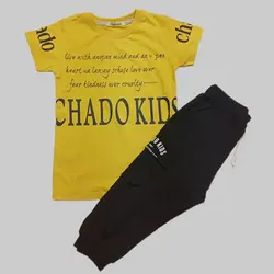 تیشرت و شلوارک جنس تریکو 6 تا 8 سال chado kids