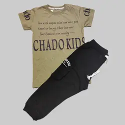 تیشرت و شلوارک جنس تریکو 6 تا 8 سال chado kids