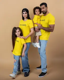 تیشرت پسرانه best family (18 ماه تا 7 سال) ست خانواده