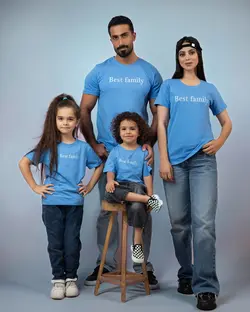 تیشرت پسرانه best family (18 ماه تا 7 سال) ست خانواده
