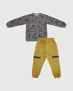 بلوز شلوار پسرانه طرح تام و جری