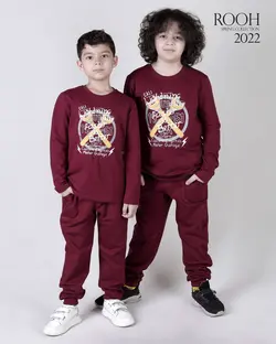 بلوز وشلوار پسرانه طرح lightning_ست خانواده ( 6 تا 10 سال )