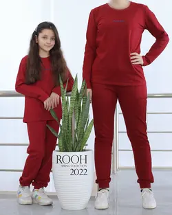 بلوز و شلوار دخترانه قرمز_ست خانواده ( 6 تا 10 سال ) | فروشگاه لباس بچه گانه هپی لند | دخترانه | پسرانه | نوزاد | مردانه | زنانه | تخفیف | خرید اینترنتی لباس ارزان